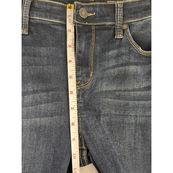 Buffalo David Bitton Jeans Womens 6/28 Jess Rip & Repair Mid-Rise Skinny Raw Hem - Picture 4 of 10